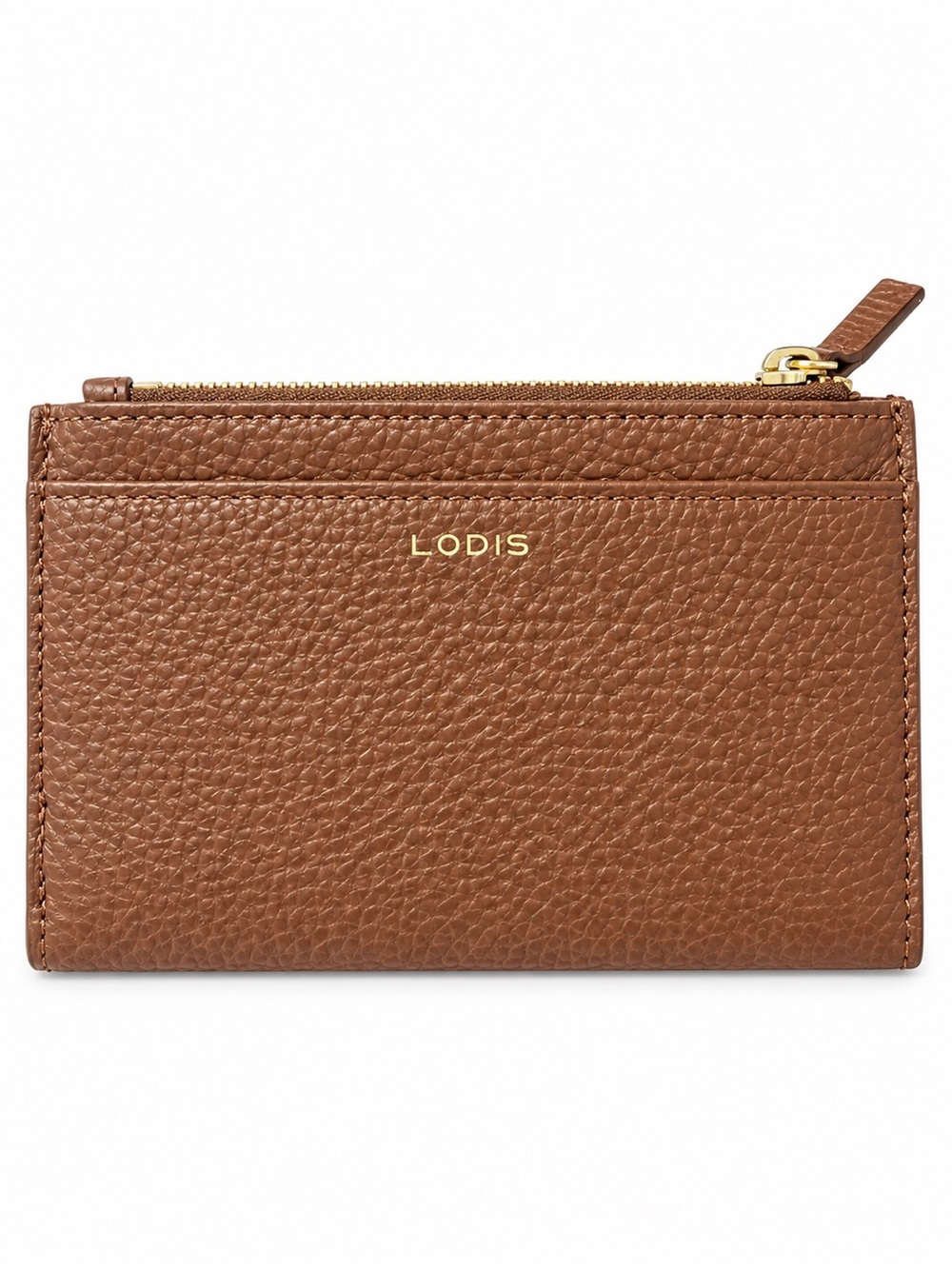 EUC Lodis Canyon Long Stanley Brown Leather RFID Wallet